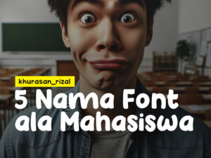5 Font Names for Students