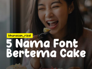 5 Cake Themed Font Names