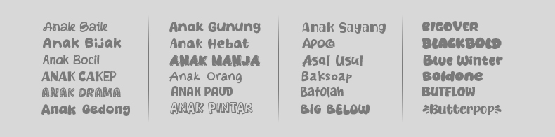 Free Fonts Preview Bundle
